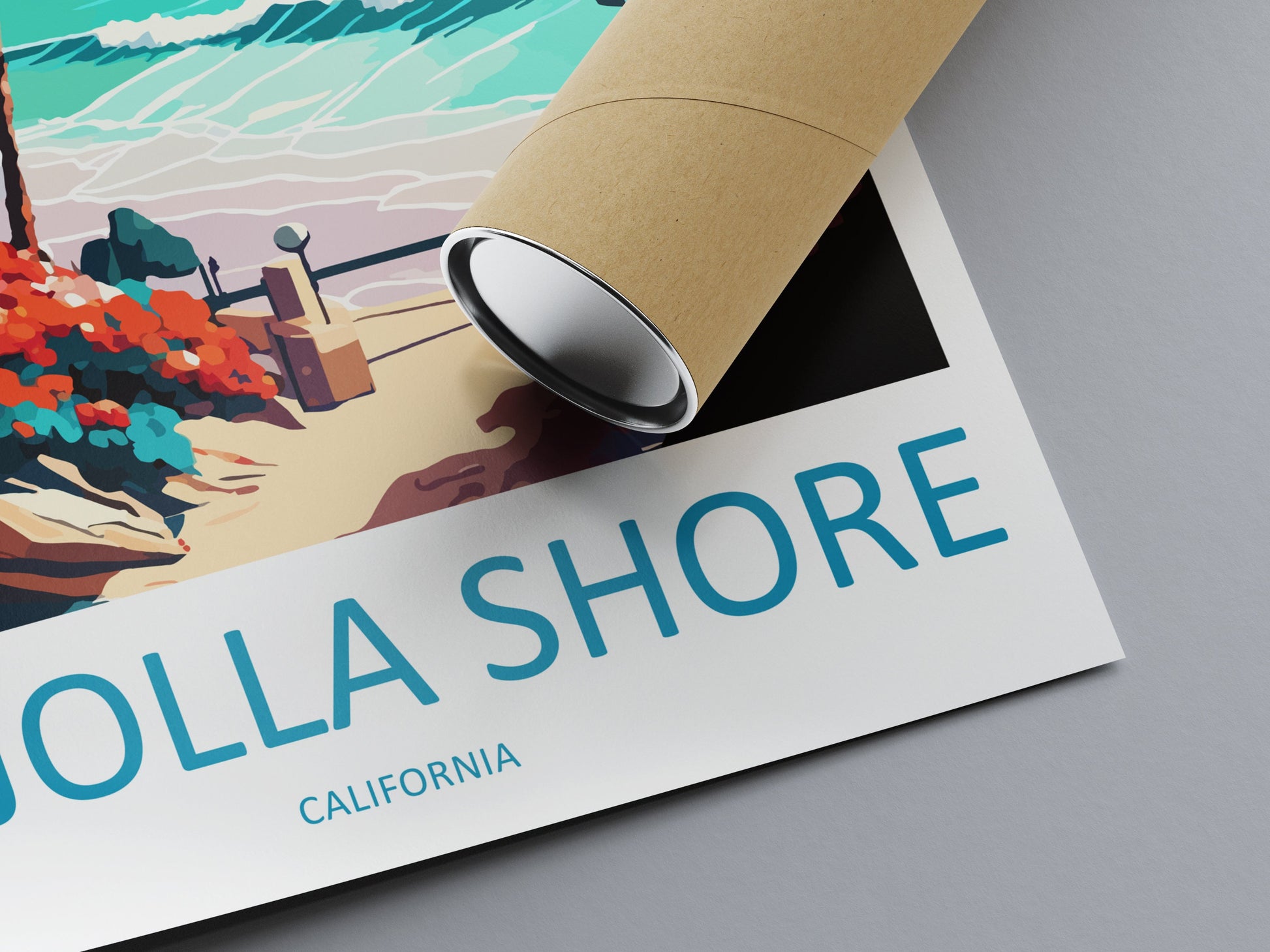 La Jolla Shore Travel Print Wall Art La Jolla Shore Wall Hanging Home Décor La Jolla Shore Gift Art Lovers California Art Lover Gift