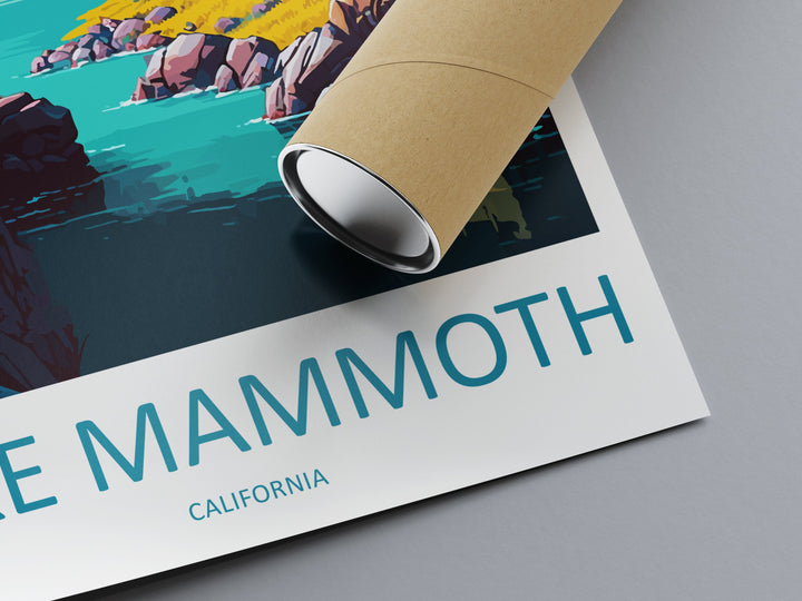 Lake Mammoth Travel Print Wall Art Lake Mammoth Wall Hanging Home Décor Lake Mammoth Gift Art Lovers California Art Lover Gift
