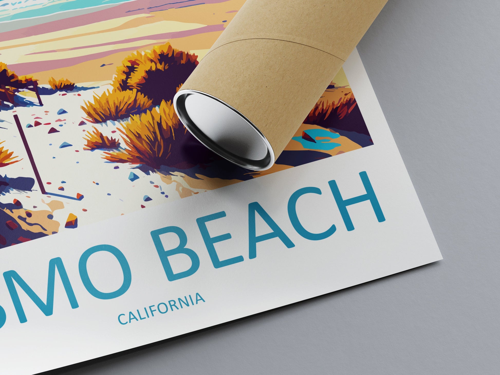 Pismo Beach Travel Print Wall Art Pismo Beach Wall Hanging Home Décor Pismo Beach Gift Art Lovers California Art Lover Gift