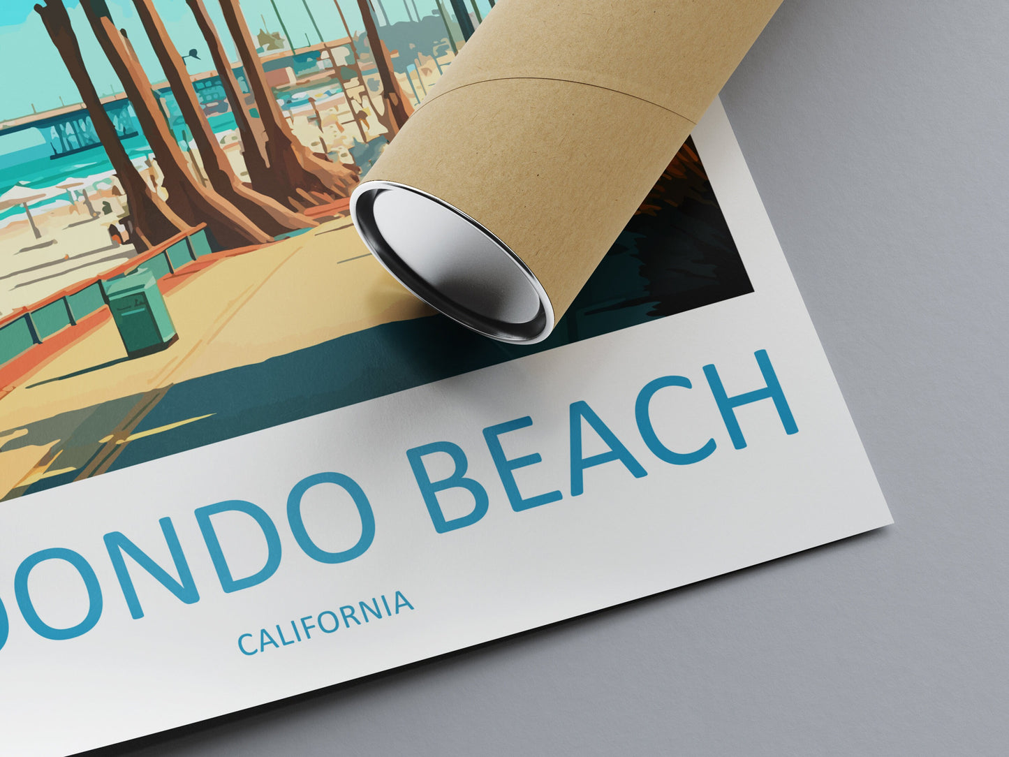 Redondo Beach Travel Print Wall Art Redondo Beach Wall Hanging Home Décor Redondo Beach Gift Art Lovers California Art Lover Gift