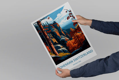 Bohemian Switzerland Travel Print Wall Art Bohemian Switzerland Wall Hanging Home Décor Bohemian Switzerland Gift Art Lovers Czech Republic