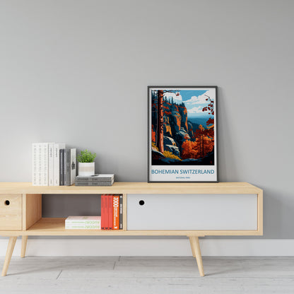 Bohemian Switzerland Travel Print Wall Art Bohemian Switzerland Wall Hanging Home Décor Bohemian Switzerland Gift Art Lovers Czech Republic