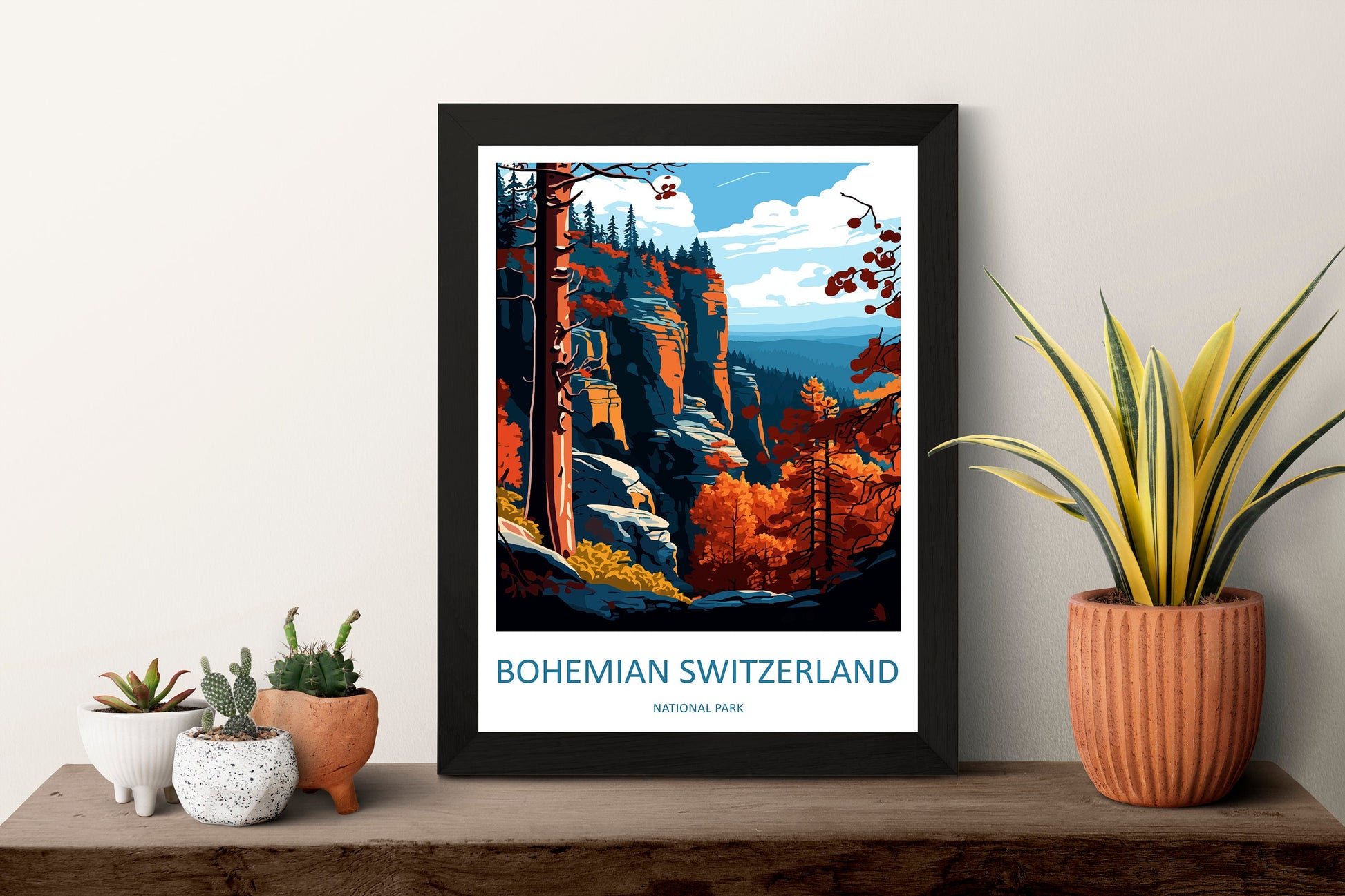 Bohemian Switzerland Travel Print Wall Art Bohemian Switzerland Wall Hanging Home Décor Bohemian Switzerland Gift Art Lovers Czech Republic