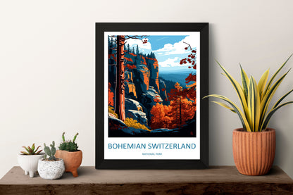 Bohemian Switzerland Travel Print Wall Art Bohemian Switzerland Wall Hanging Home Décor Bohemian Switzerland Gift Art Lovers Czech Republic