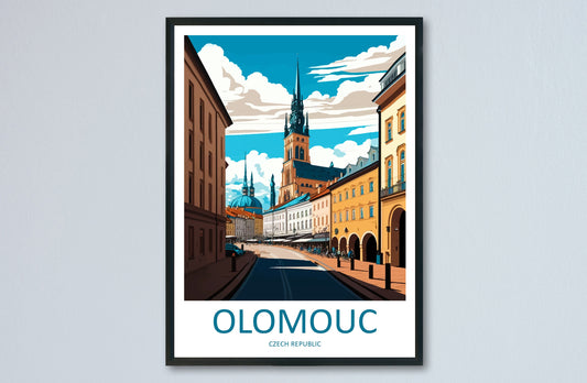 Olomouc Travel Print Wall Art Olomouc Wall Hanging Home Décor Olomouc Gift Art Lovers Czech Republic Art Lover Gift Olomouc Art Decor