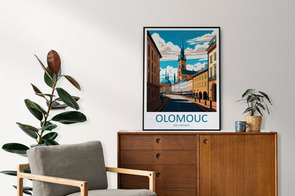 Olomouc Travel Print Wall Art Olomouc Wall Hanging Home Décor Olomouc Gift Art Lovers Czech Republic Art Lover Gift Olomouc Art Decor