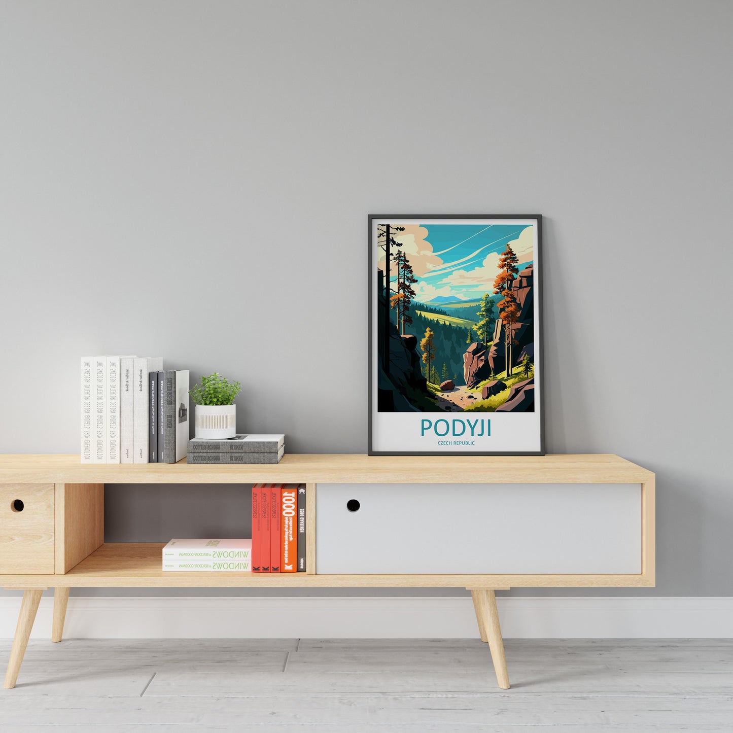 Podyji Travel Print Wall Art Podyji Wall Hanging Home Décor Podyji Gift Art Lovers Czech Republic Art Lover Gift Podyji Art Decor