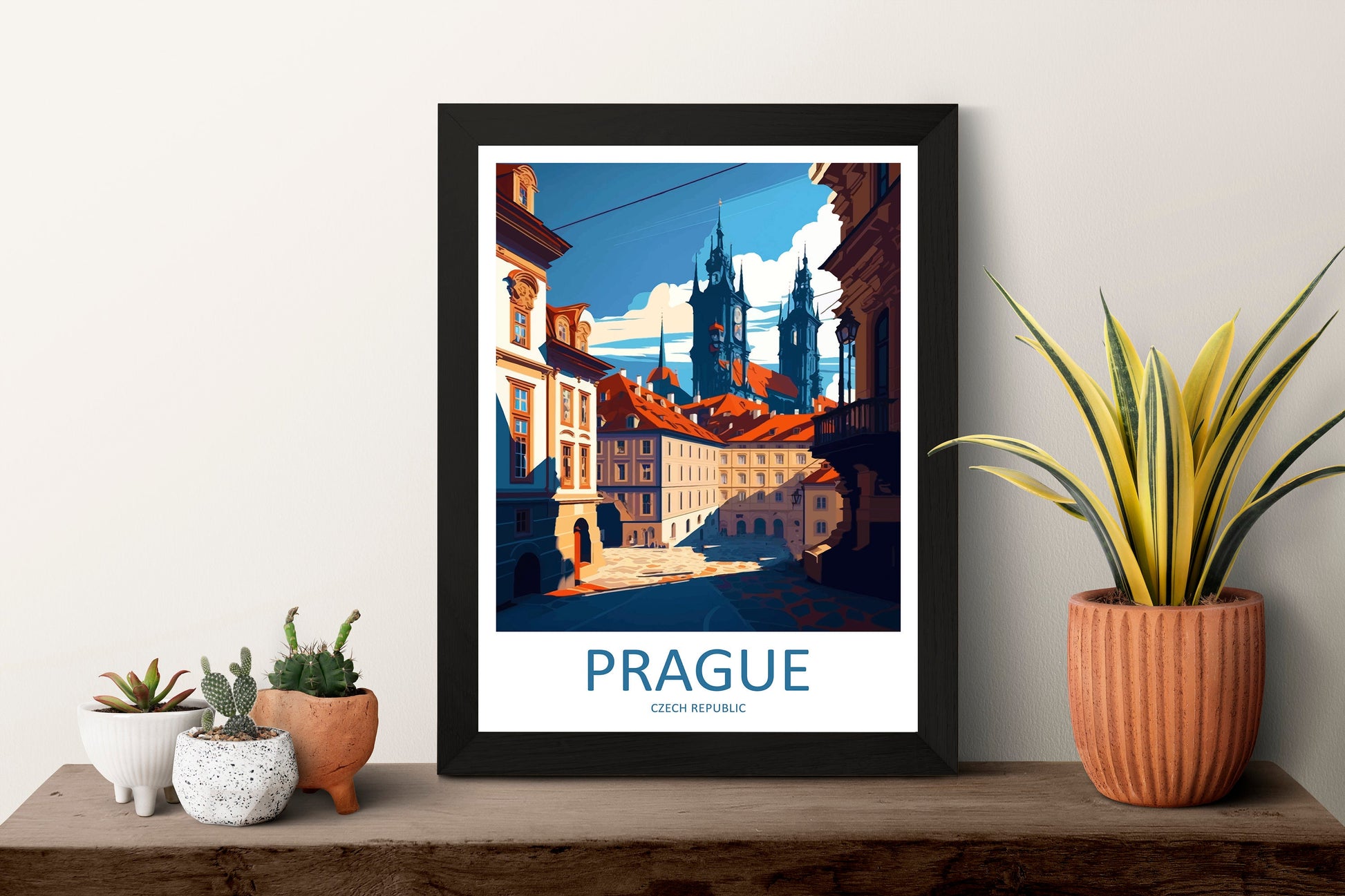 Prague Travel Print Wall Art Prague Wall Hanging Home Décor Prague Gift Art Lovers Czech Republic Art Lover Gift Prague Art Decor