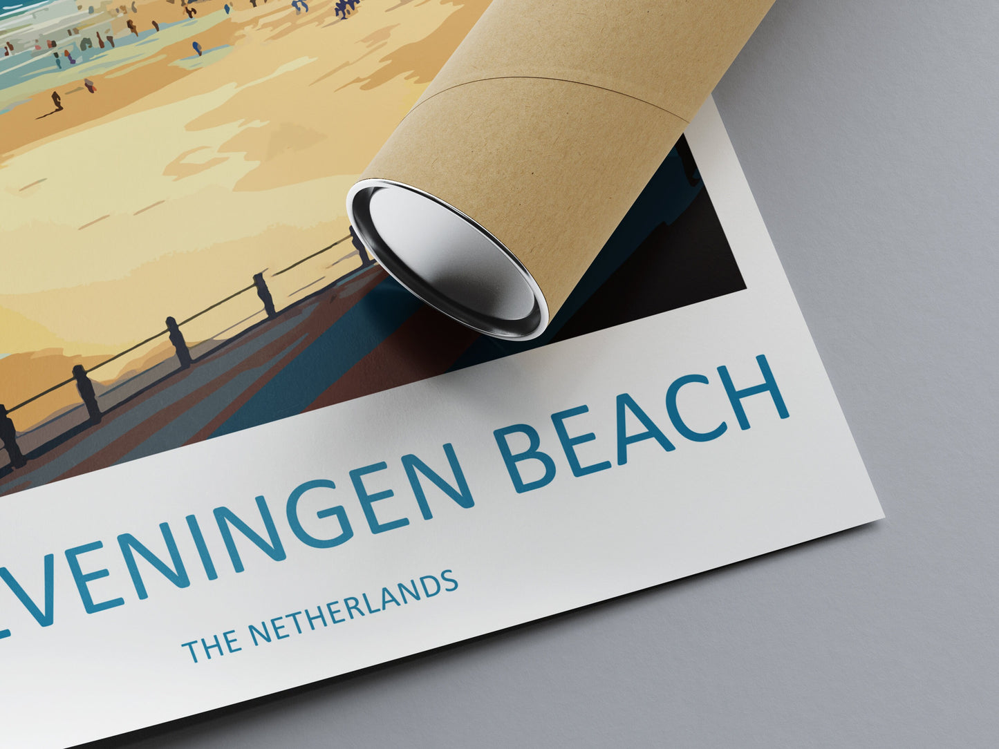 Scheveningen Beach Travel Print Wall Art Scheveningen Beach Wall Hanging Home Décor Scheveningen Beach Gift Art Lovers Netherlands Art Lover