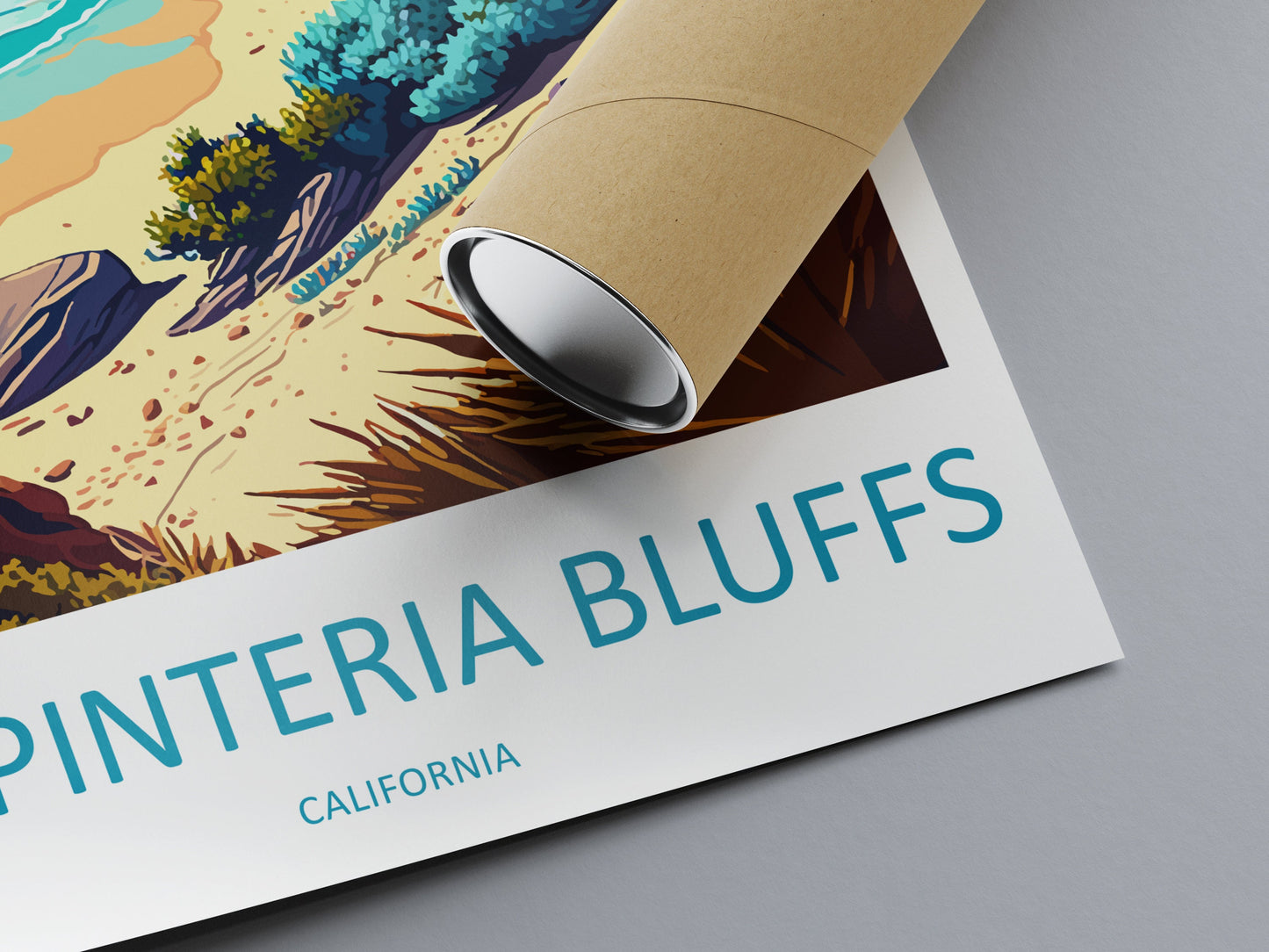 Carpinteria Bluffs Travel Print Wall Art Carpinteria Bluffs Wall Hanging Home Décor Carpinteria Bluffs Gift Art Lovers California Art