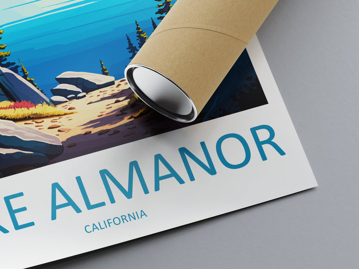 Lake Almanor Travel Print Wall Art Lake Almanor Wall Hanging Home Décor Lake Almanor Gift Art Lovers California Art Lover Gift Lake Almanor