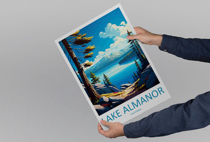 Lake Almanor Travel Print Wall Art Lake Almanor Wall Hanging Home Décor Lake Almanor Gift Art Lovers California Art Lover Gift Lake Almanor