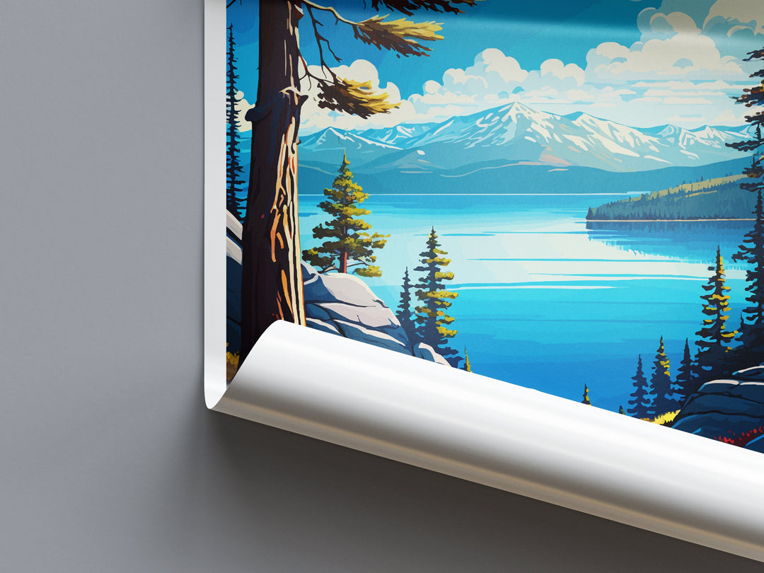 Lake Almanor Travel Print Wall Art Lake Almanor Wall Hanging Home Décor Lake Almanor Gift Art Lovers California Art Lover Gift Lake Almanor