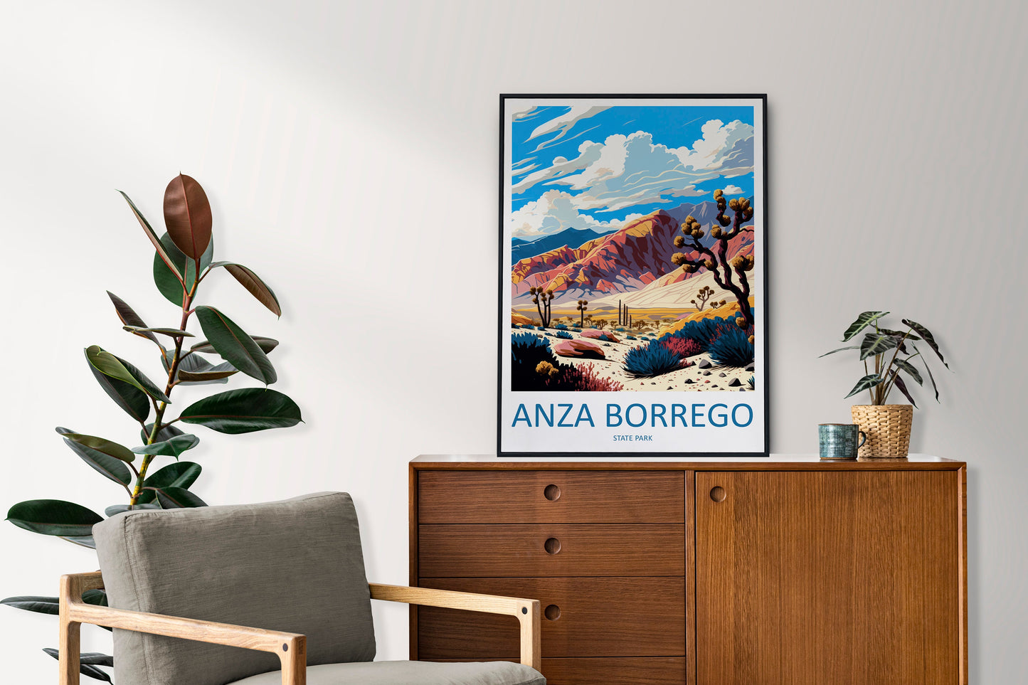 Anza Borrego Desert State Park Travel Print Wall Art Anza Borrego Wall Hanging Home Décor Anza Borrego Gift Art Lovers California Art Lover