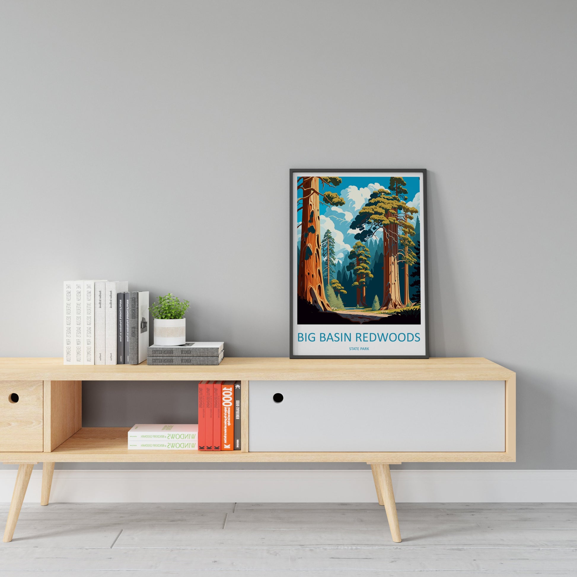 Big Basin Redwoods State Park Travel Print Wall Art Big Basin Redwoods Wall Hanging Home Décor Big Basin Redwoods Gift Art Lovers California