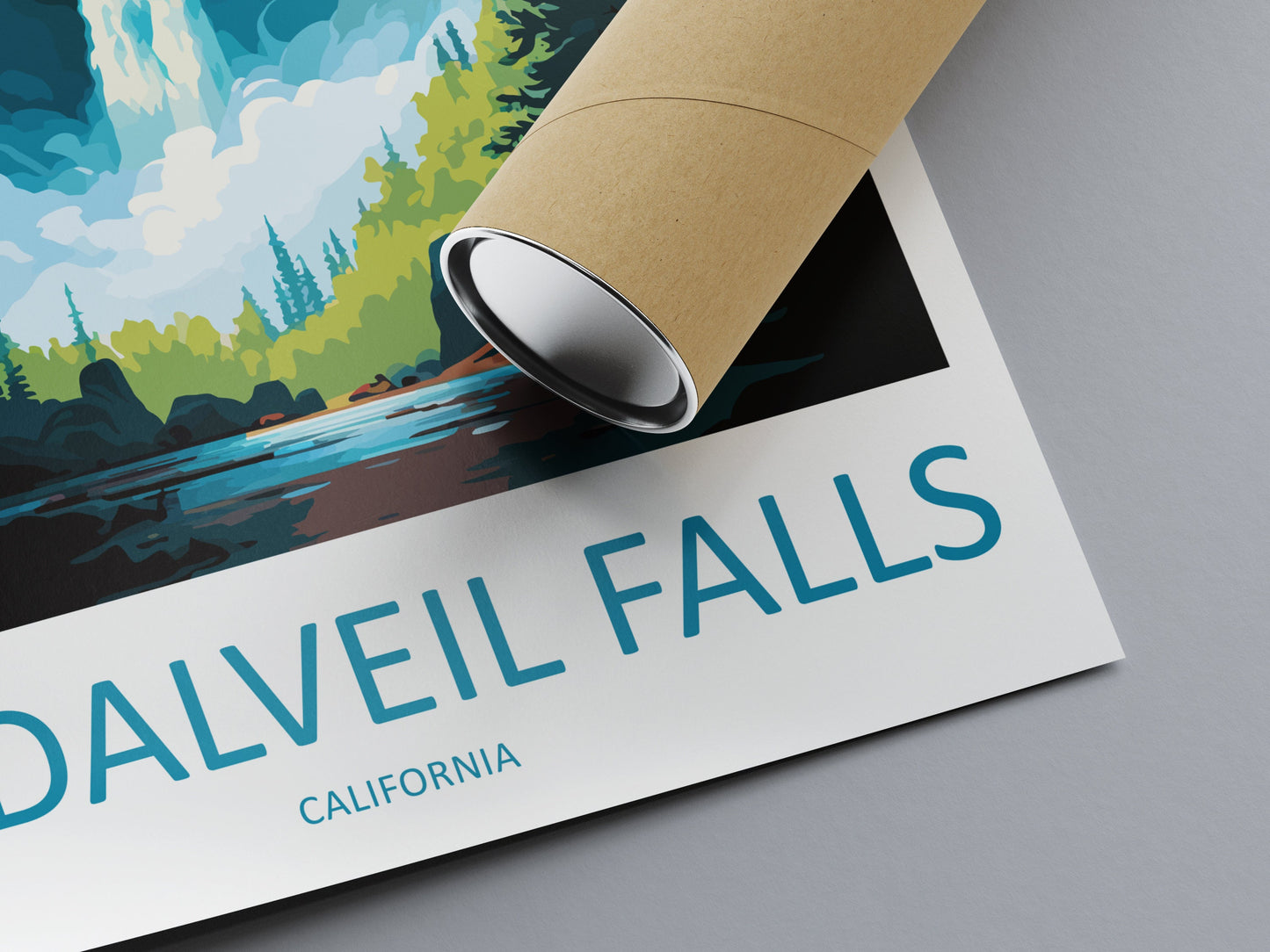 Bridalveil Falls Travel Print Wall Art Bridalveil Falls Wall Hanging Home Décor Bridalveil Falls Gift Art Lovers California Art Lover Gift