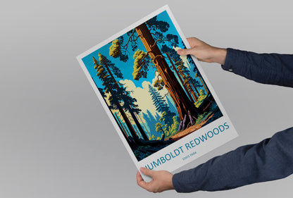 Humboldt Redwoods State Park Travel Print Wall Art Humboldt Redwoods Wall Hanging Home Décor Humboldt Redwoods Gift Art Lovers California