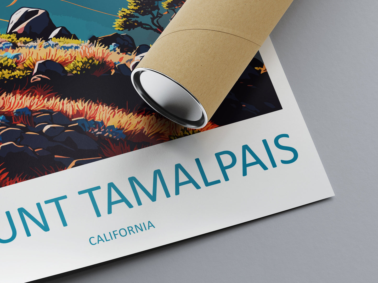 Mount Tamalpais Travel Print Wall Art Mount Tamalpais Wall Hanging Home Décor Mount Tamalpais Gift Art Lovers California Art Lover Gift