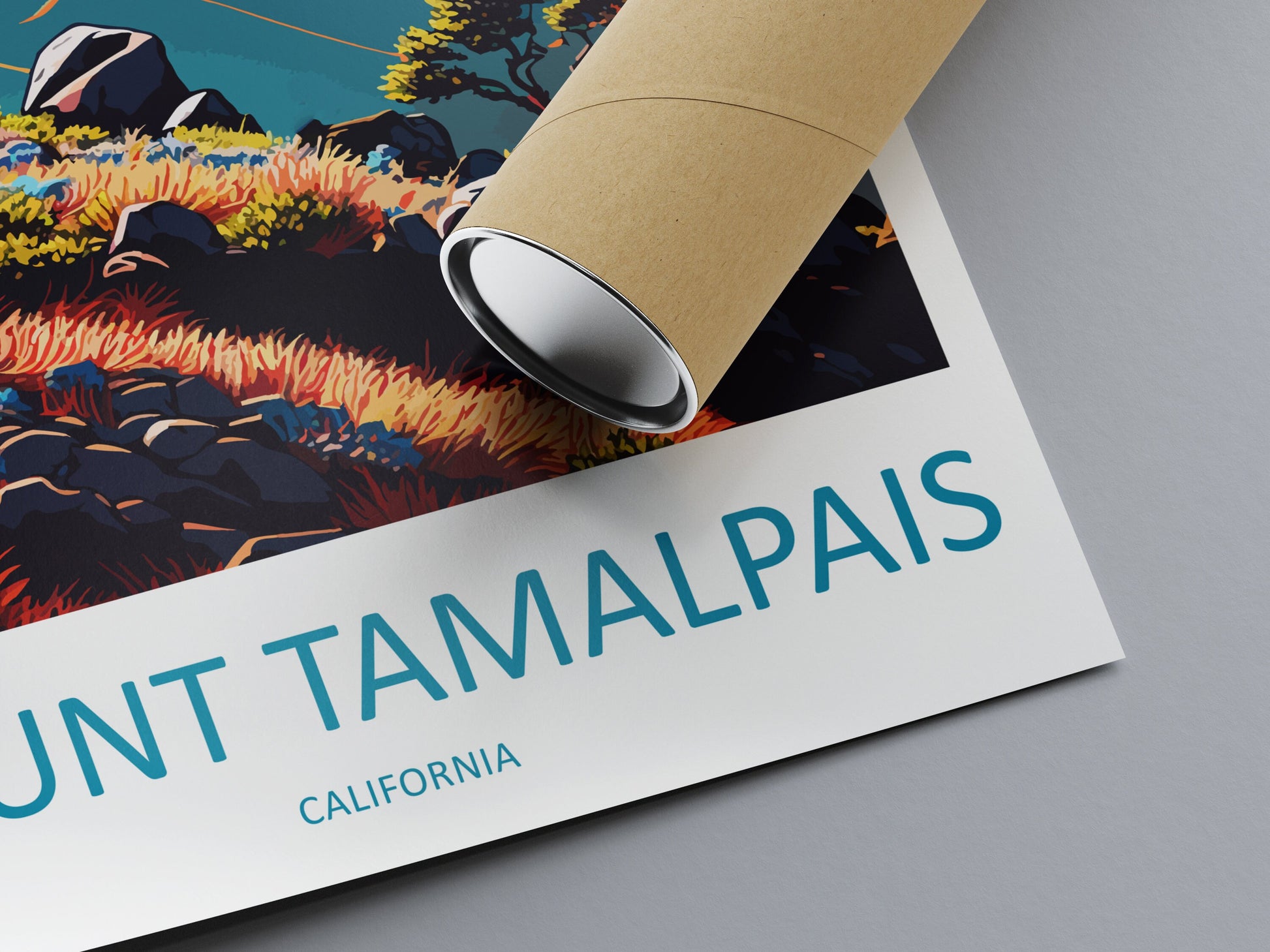 Mount Tamalpais Travel Print Wall Art Mount Tamalpais Wall Hanging Home Décor Mount Tamalpais Gift Art Lovers California Art Lover Gift