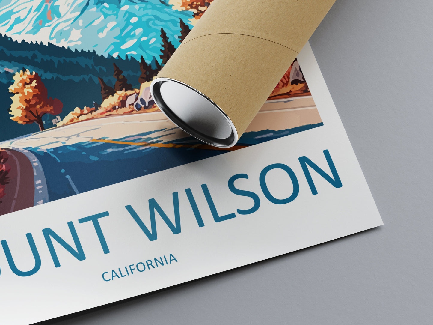 Mount Wilson Travel Print Wall Art Mount Wilson Wall Hanging Home Décor Mount Wilson Gift Art Lovers California Art Lover Gift