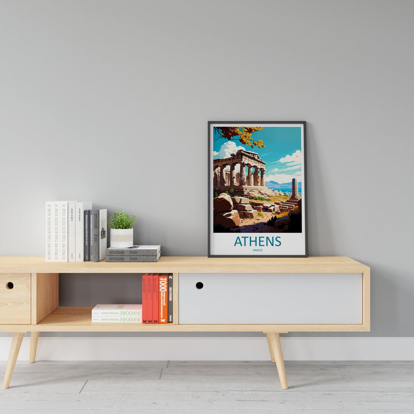 Athens Travel Print Wall Art Athens Greece Wall Hanging Home Decoration Athens Gift Art Lovers Wall Art Print Athens Greece Wall Poster Art