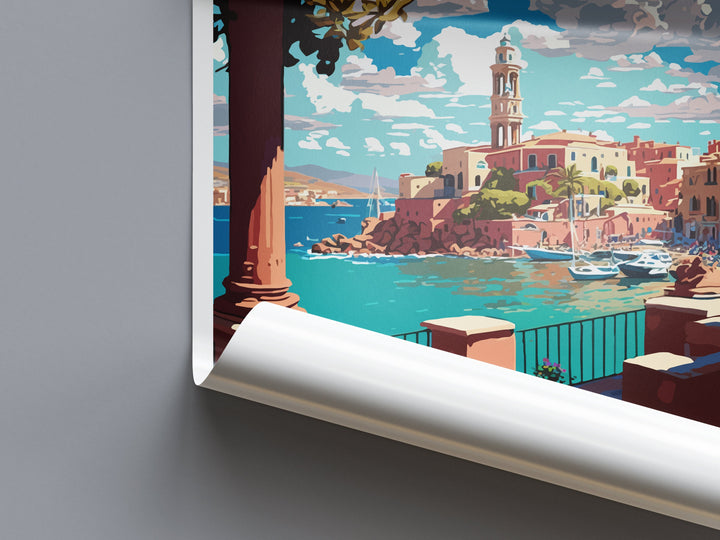 Chania Travel Print Wall Art Chania Greece Wall Hanging Home Decoration Chania Gift Art Lovers Wall Art Print Chania Greece Wall Poster Art