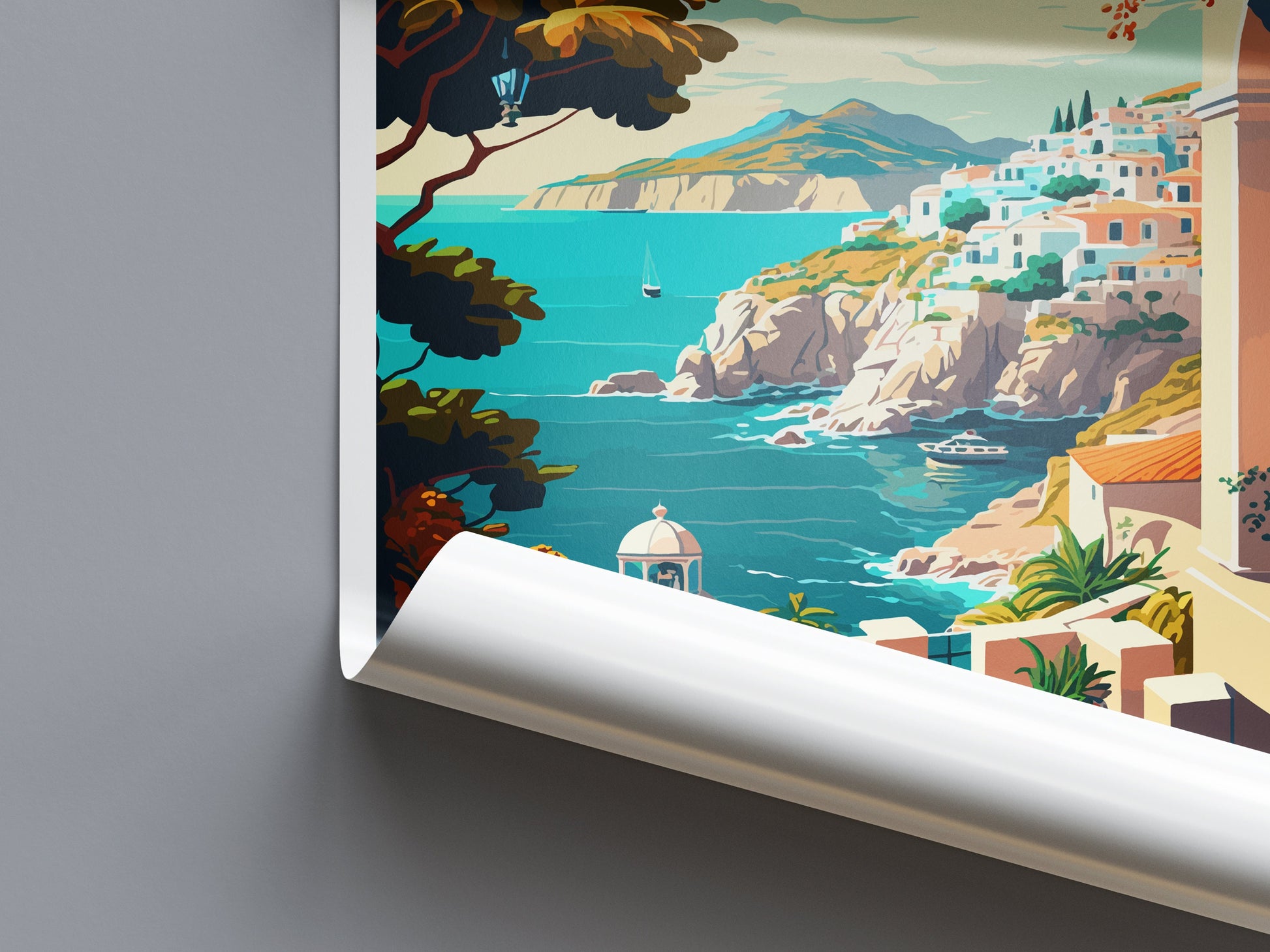 Milos Travel Print Wall Art Milos Greece Wall Hanging Home Decoration Milos Gift Art Lovers Wall Art Print Milos Greece Wall Art