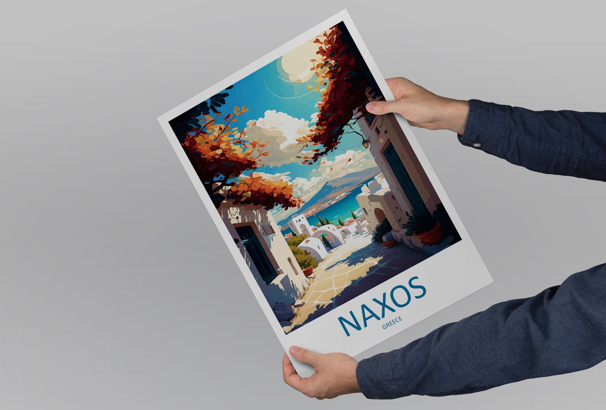 Naxos Travel Print Wall Art Naxos Greece Wall Hanging Home Decoration Naxos Gift Art Lovers Wall Art Print Naxos Greece Wall Art