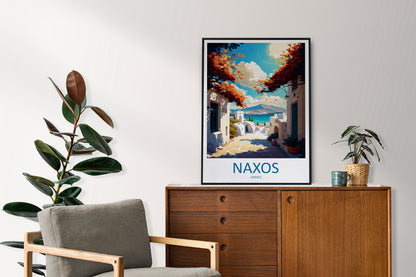 Naxos Travel Print Wall Art Naxos Greece Wall Hanging Home Decoration Naxos Gift Art Lovers Wall Art Print Naxos Greece Wall Art