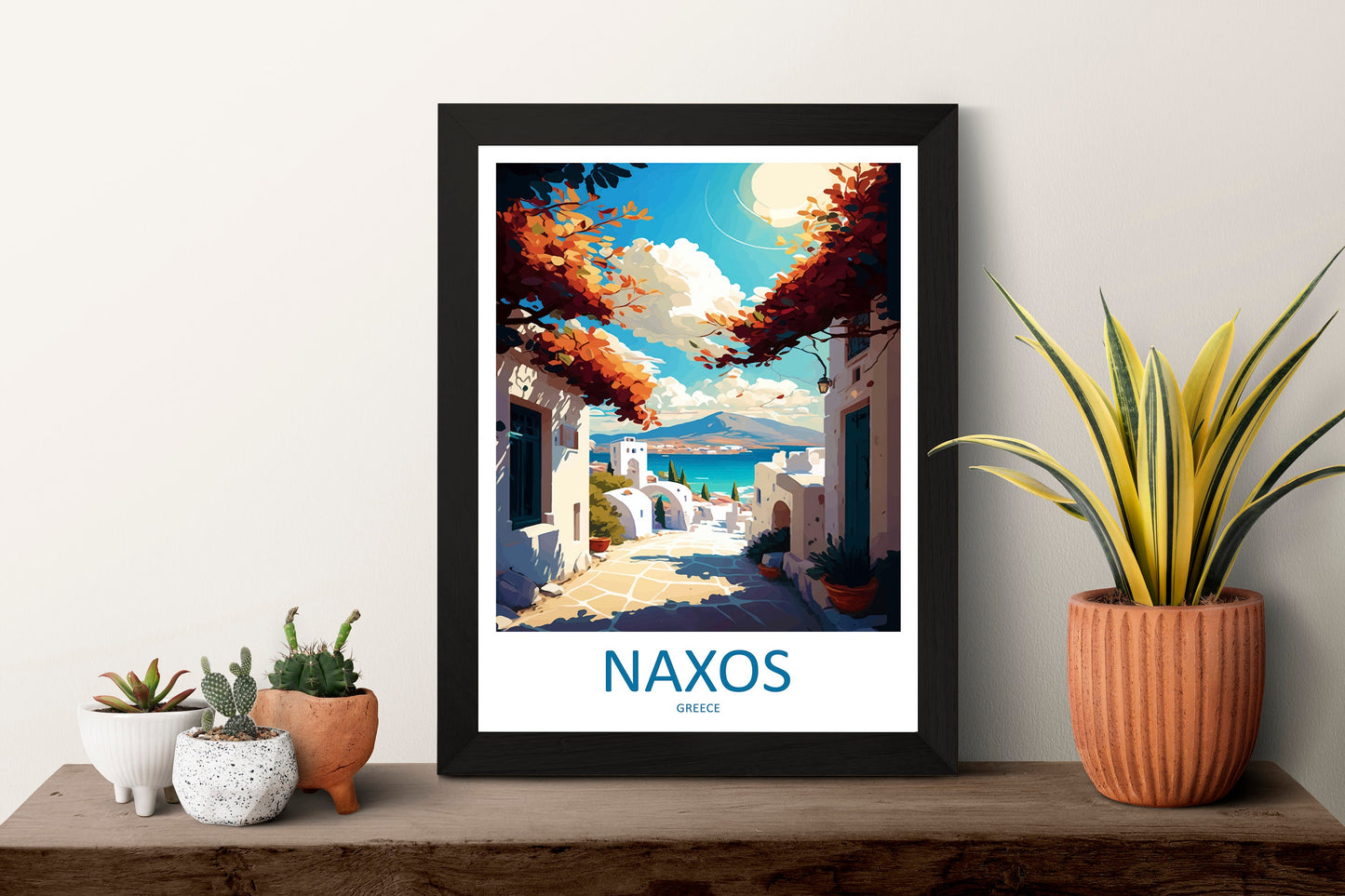 Naxos Travel Print Wall Art Naxos Greece Wall Hanging Home Decoration Naxos Gift Art Lovers Wall Art Print Naxos Greece Wall Art