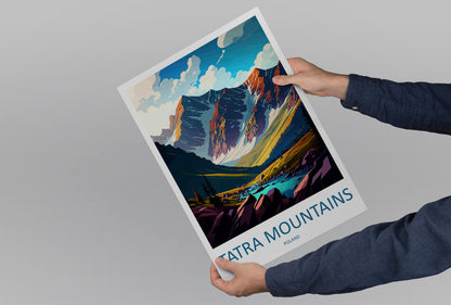 Tatra Mountains Travel Print Wall Art Tatra Mountains Wall Hanging Home Décor Tatra Mountains Gift Art Lovers Poland Art Lover Gift