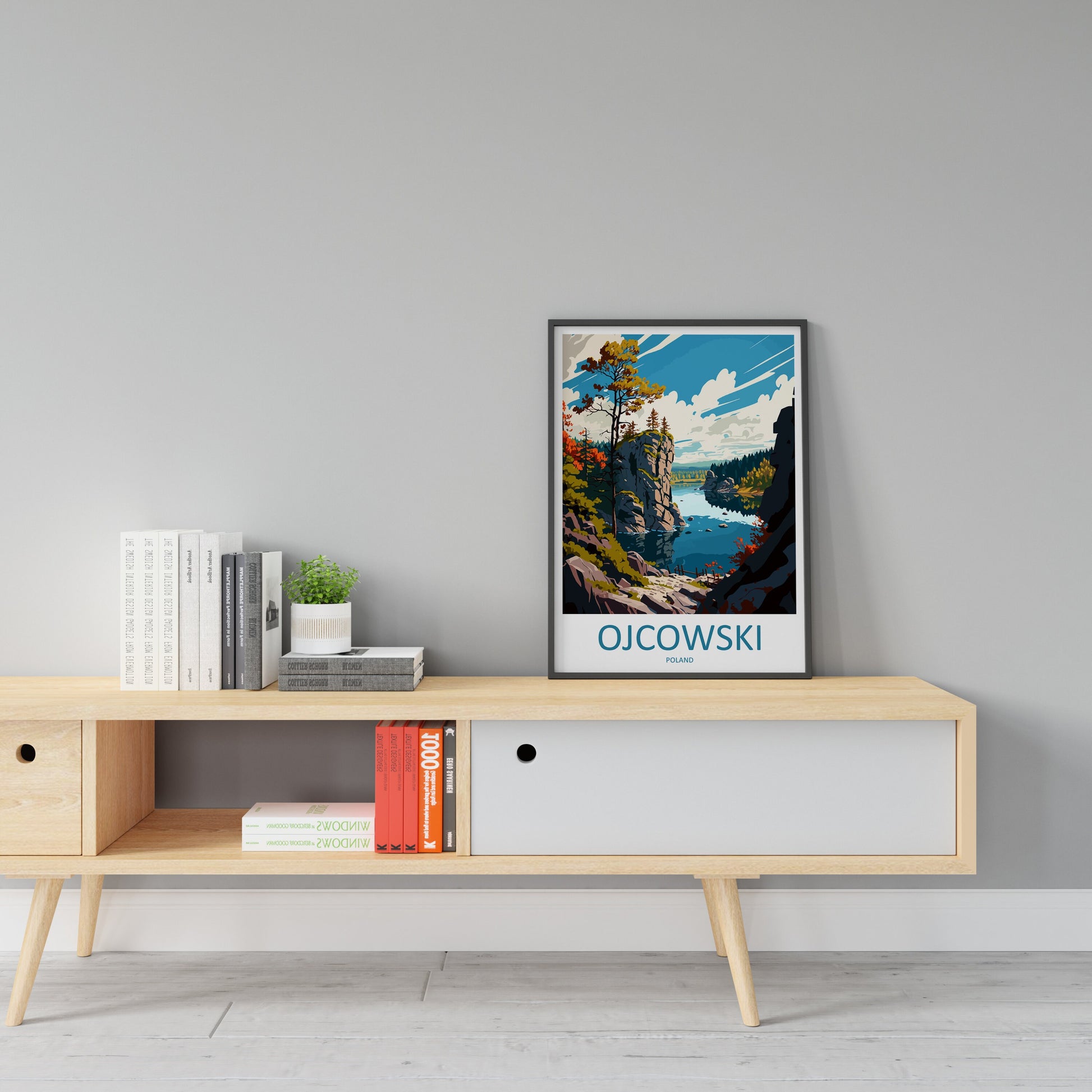 Ojcowski National Park Travel Print Wall Art Ojcowski National Park Wall Hanging Home Décor Ojcowski National Park Gift Art Lovers Poland