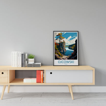 Ojcowski National Park Travel Print Wall Art Ojcowski National Park Wall Hanging Home Décor Ojcowski National Park Gift Art Lovers Poland