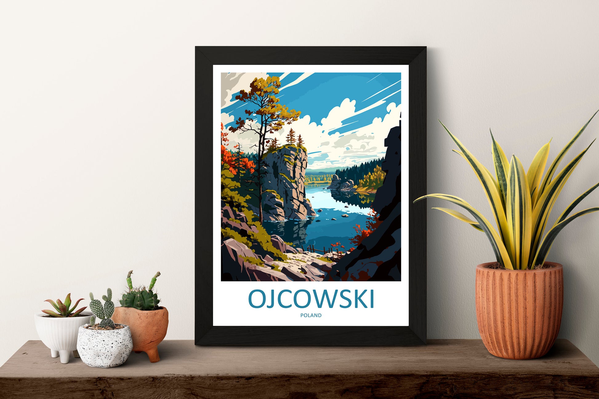 Ojcowski National Park Travel Print Wall Art Ojcowski National Park Wall Hanging Home Décor Ojcowski National Park Gift Art Lovers Poland