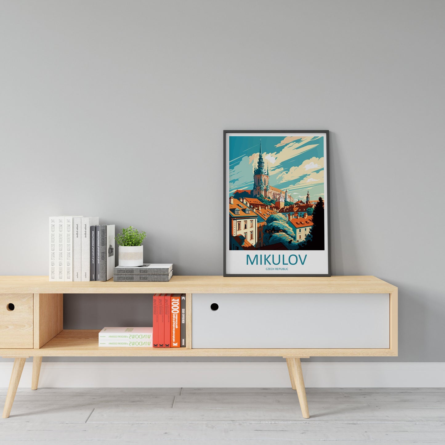 Mikulov Travel Print Wall Art Mikulov Wall Hanging Home Décor Mikulov Gift Art Lovers Czech Republic Art Lover Gift Mikulov Art Decor