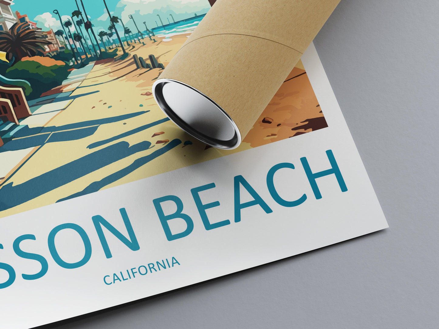 Mission Beach Travel Print Wall Art Mission Beach Wall Hanging Home Décor Mission Beach Gift Art Lovers California Art Poster Mission Beach