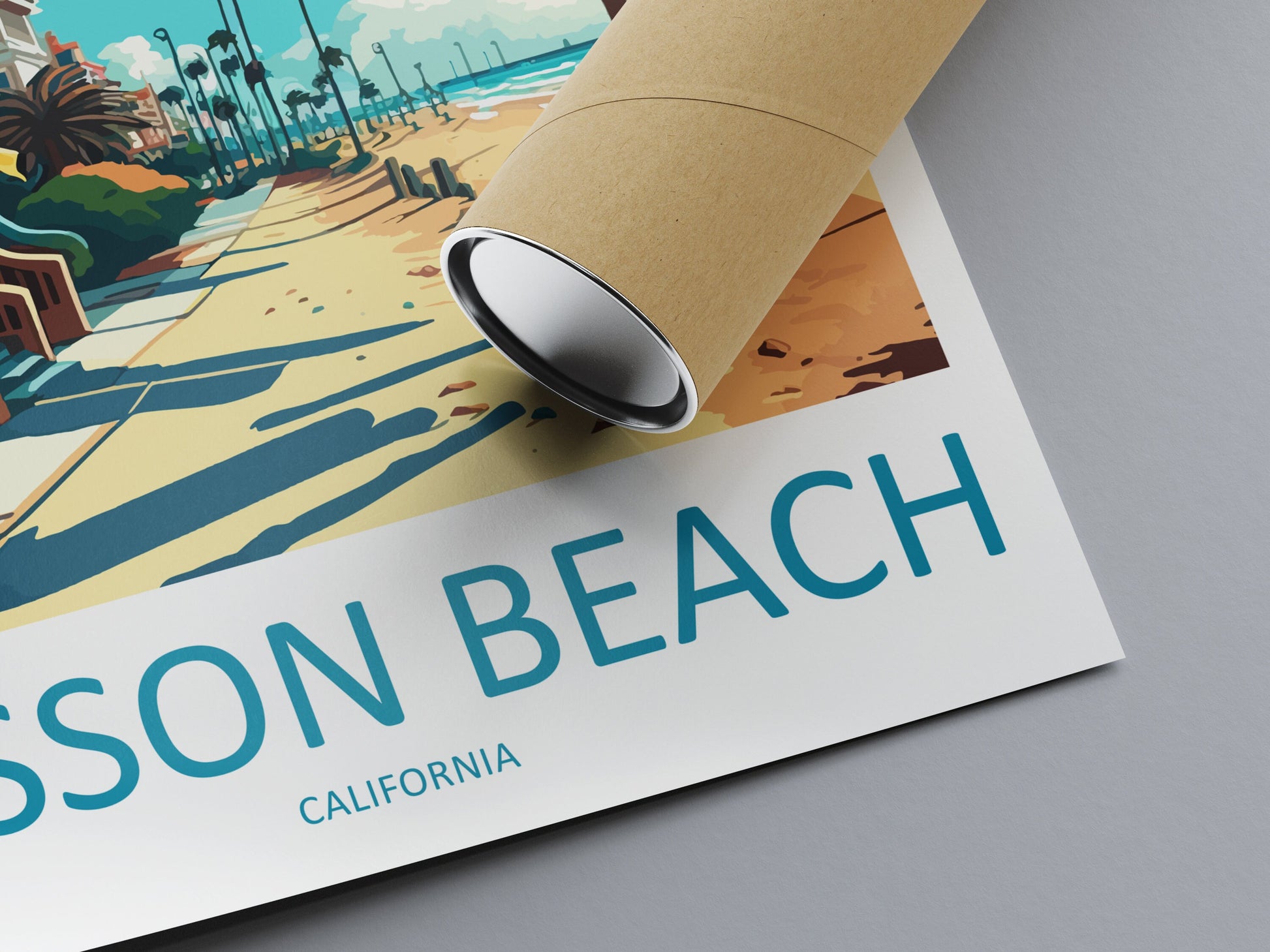 Mission Beach Travel Print Wall Art Mission Beach Wall Hanging Home Décor Mission Beach Gift Art Lovers California Art Poster Mission Beach