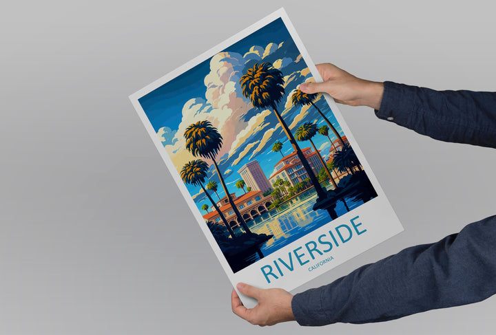 Riverside Travel Print Wall Art Riverside Wall Hanging Home Décor Riverside Gift Art Lovers California Art Poster Riverside Wall Art