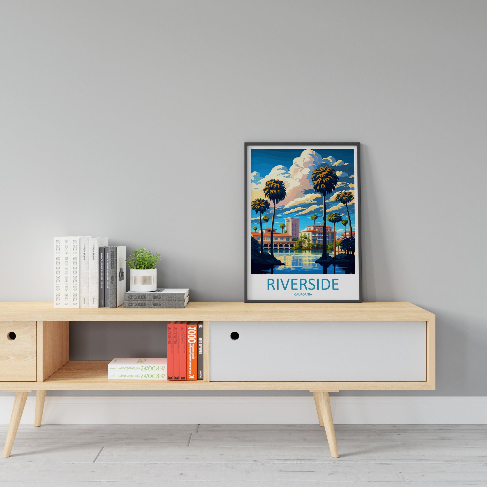 Riverside Travel Print Wall Art Riverside Wall Hanging Home Décor Riverside Gift Art Lovers California Art Poster Riverside Wall Art