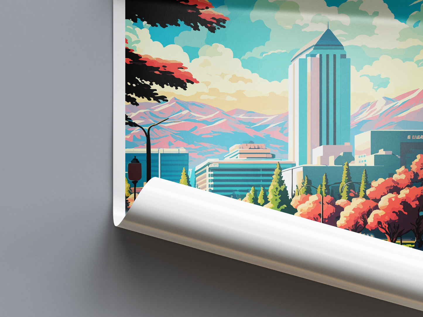 San Jose Travel Print Wall Art San Jose Wall Hanging Home Décor San Jose Gift Art Lovers California Art Poster San Jose Wall Poster Travel