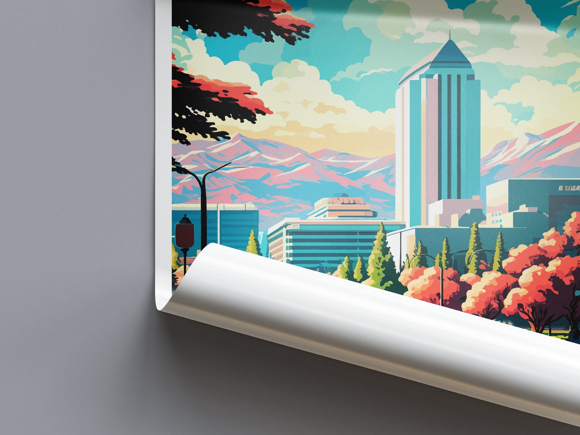 San Jose Travel Print Wall Art San Jose Wall Hanging Home Décor San Jose Gift Art Lovers California Art Poster San Jose Wall Poster Travel
