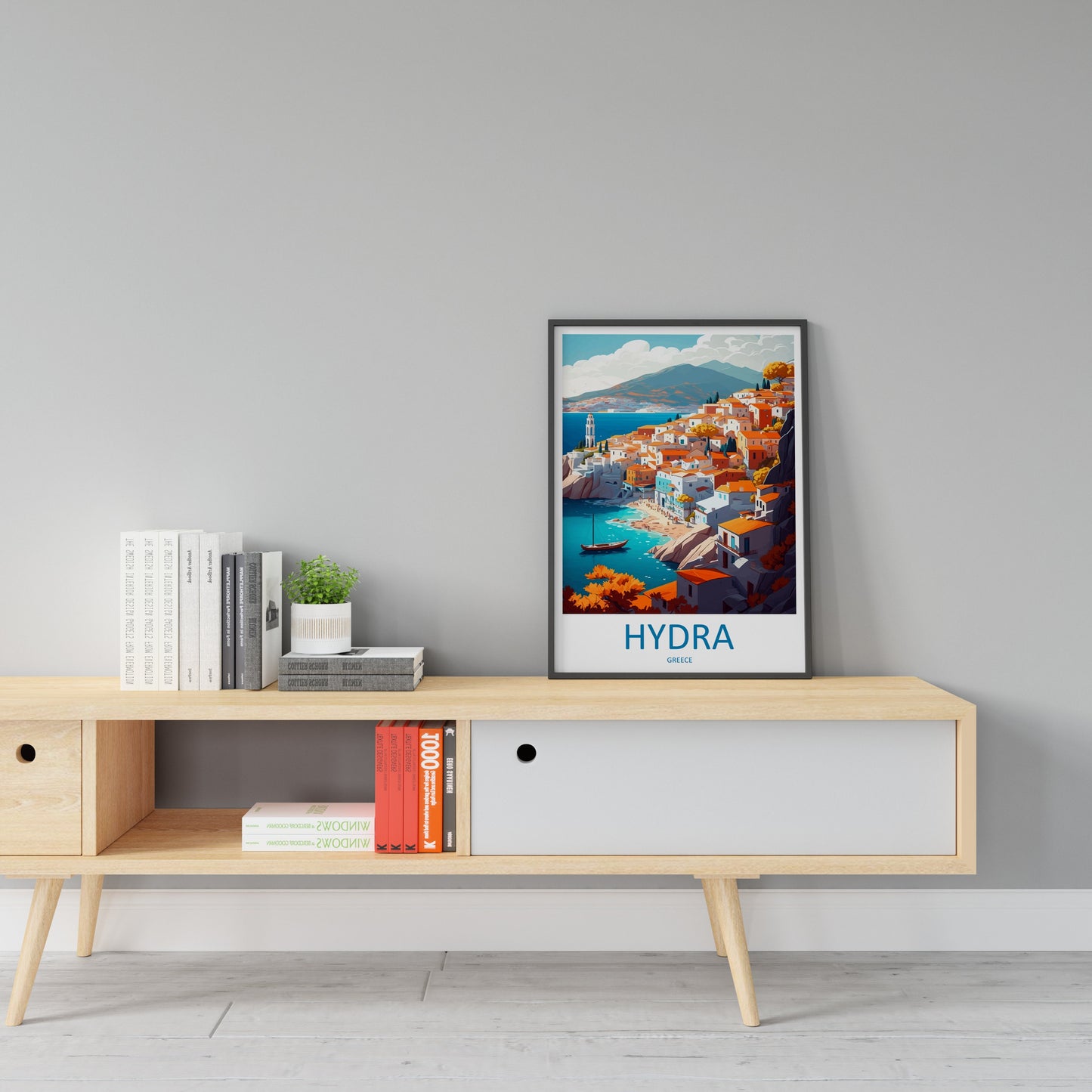 Hydra Travel Print Wall Art Hydra Greece Wall Hanging Home Decoration Hydra Gift Art Lovers Wall Art Print Hydra Greece Wall Art