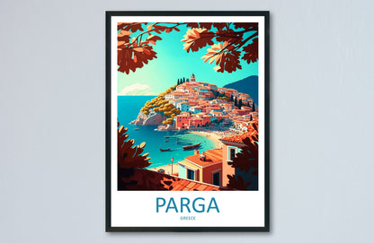 Parga Travel Print Wall Art Parga Greece Wall Hanging Home Decoration Parga Gift Art Lovers Wall Art Print Parga Greece Wall Art