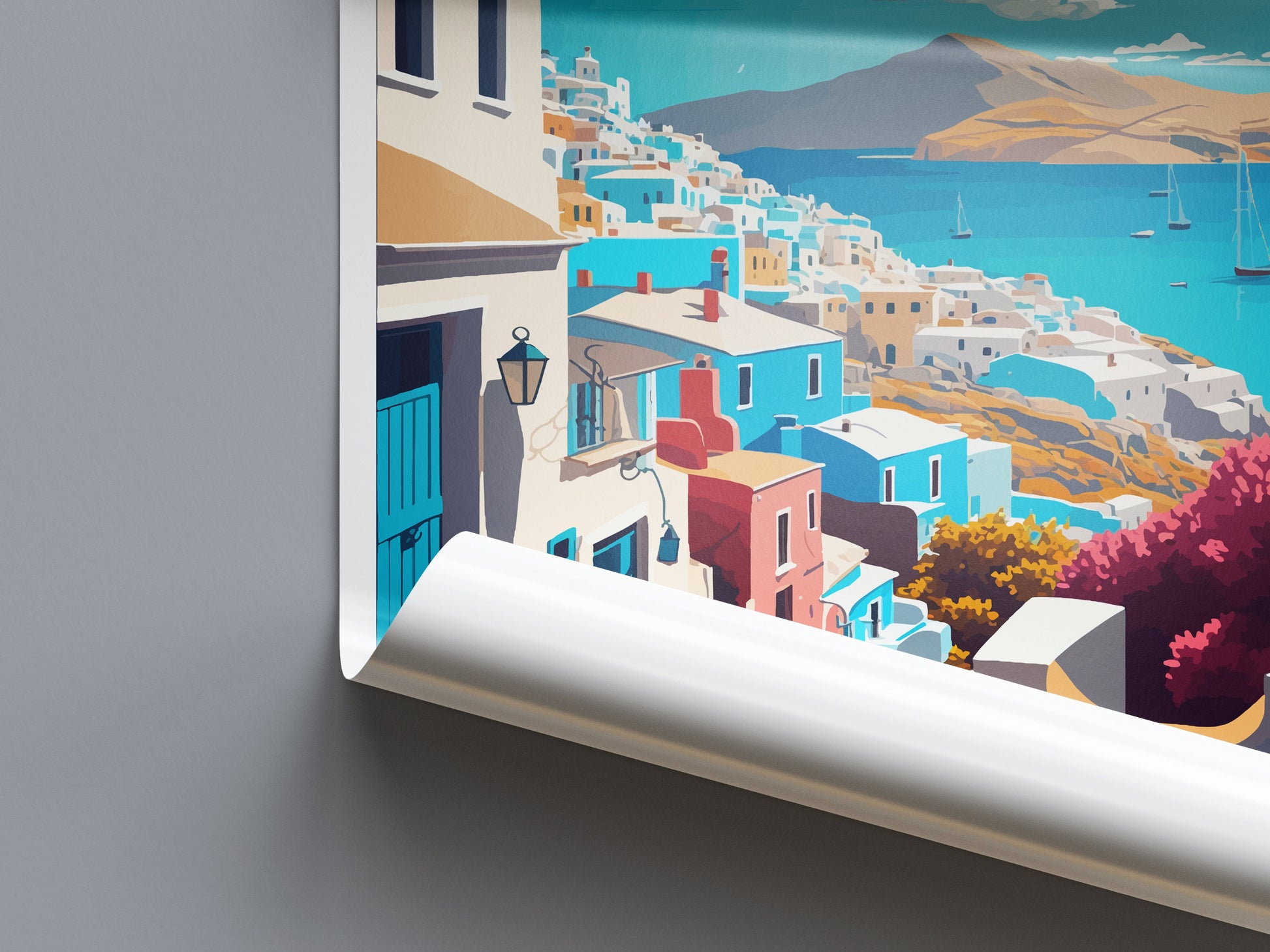 Serifos Travel Print Wall Art Serifos Greece Wall Hanging Home Decoration Serifos Gift Art Lovers Wall Art Print Serifos Greece Wall Art