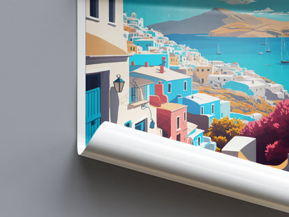 Serifos Travel Print Wall Art Serifos Greece Wall Hanging Home Decoration Serifos Gift Art Lovers Wall Art Print Serifos Greece Wall Art