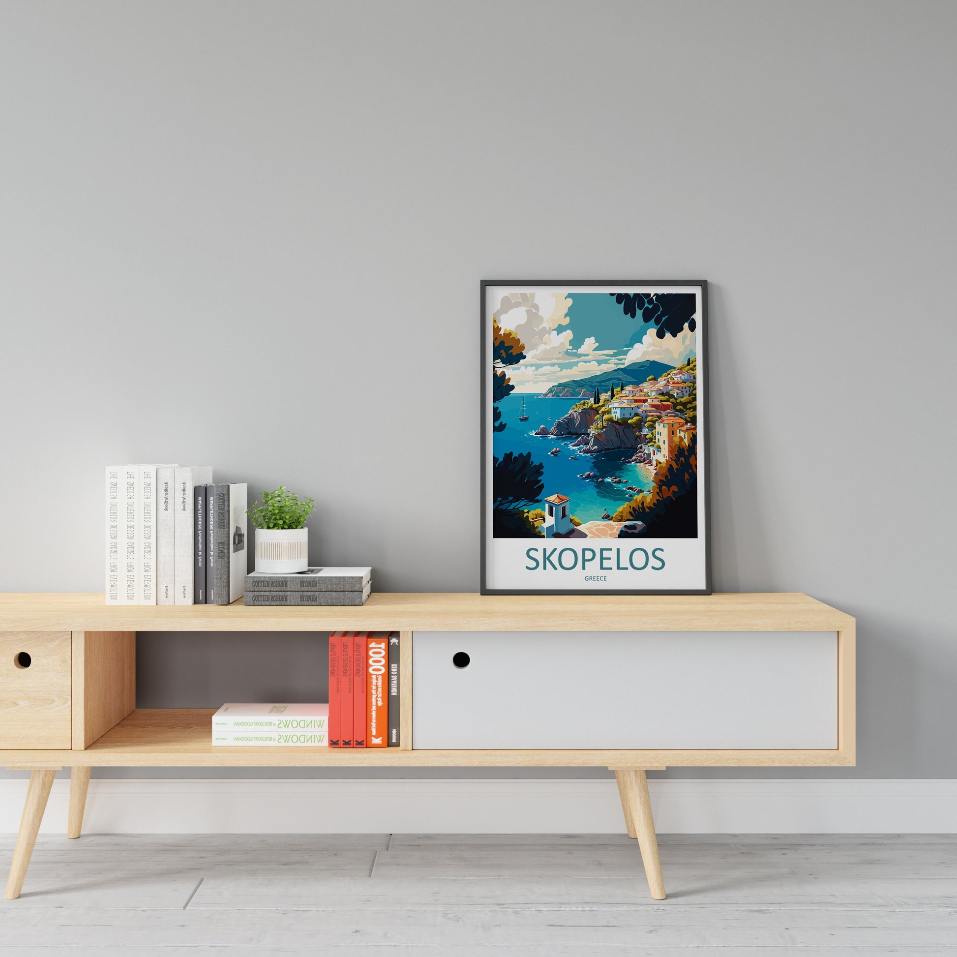 Skopelos Travel Print Wall Art Skopelos Greece Wall Hanging Home Decoration Skopelos Gift Art Lovers Wall Art Print Skopelos Greece Wall Art