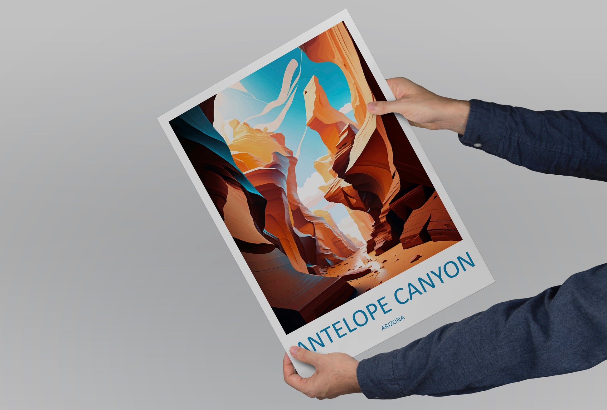 Antelope Canyon Travel Print Wall Art Antelope Canyon Wall Hanging Home Décor Antelope Canyon Gift Art Lovers Arizona Art Lover Gift