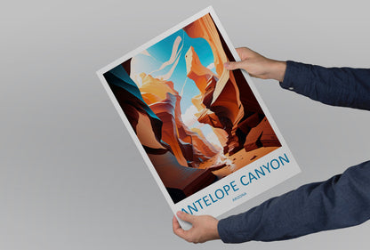 Antelope Canyon Travel Print Wall Art Antelope Canyon Wall Hanging Home Décor Antelope Canyon Gift Art Lovers Arizona Art Lover Gift