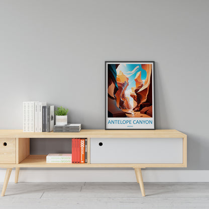 Antelope Canyon Travel Print Wall Art Antelope Canyon Wall Hanging Home Décor Antelope Canyon Gift Art Lovers Arizona Art Lover Gift