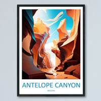 Antelope Canyon Travel Print Wall Art Antelope Canyon Wall Hanging Home Décor Antelope Canyon Gift Art Lovers Arizona Art Lover Gift